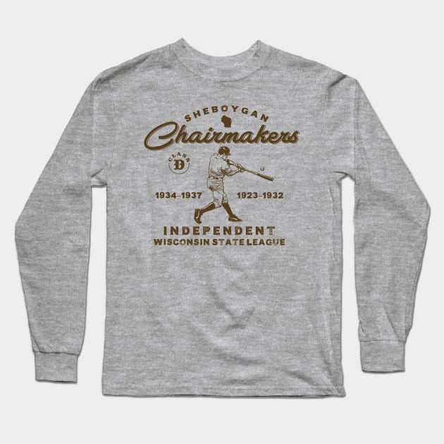 Sheboygan Chairmakers Long Sleeve T-Shirt by MindsparkCreative